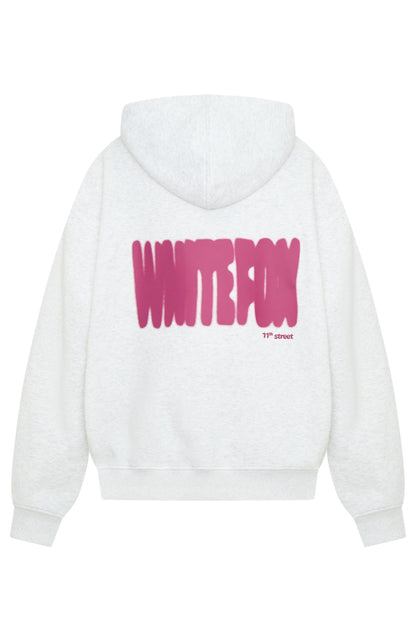 11th Street New York Or Nowhere Oversized Hoodie Berry Blast