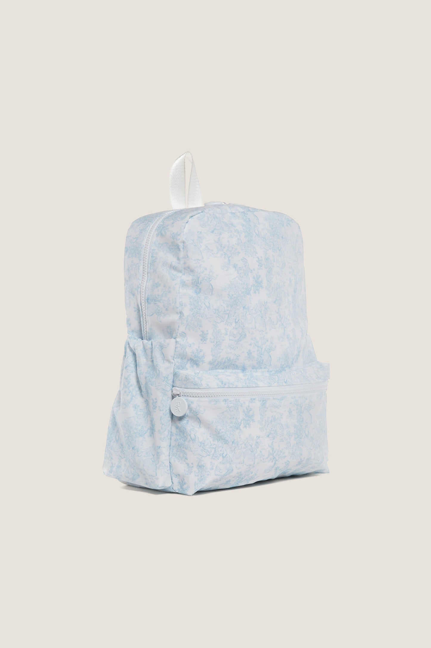 Blue Bunny Toile Backpack