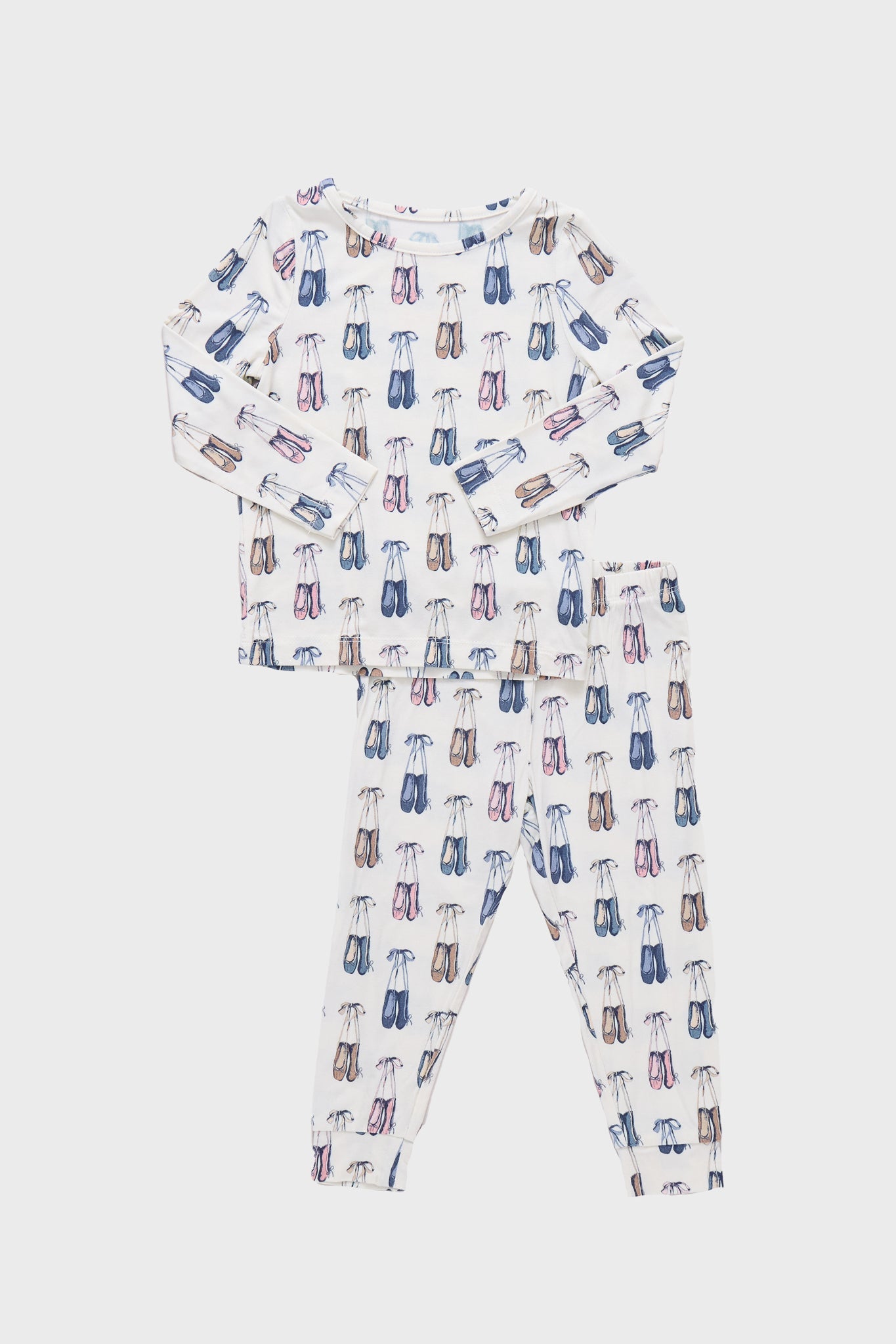 Ballet Slippers Kids Bamboo Pj Set