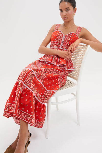 Aces Wild Red Lacey Dress