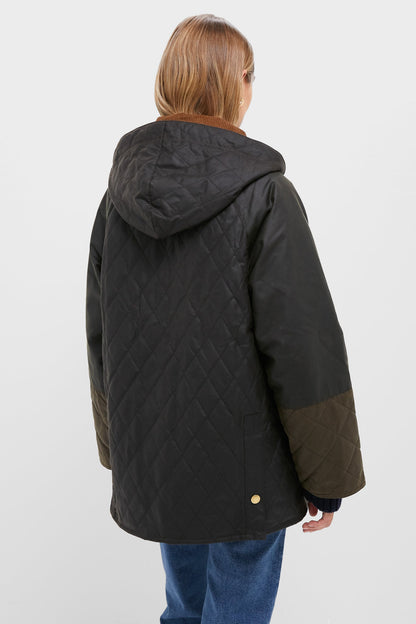 Archive Olive and Beech Imelda Wax Jacket