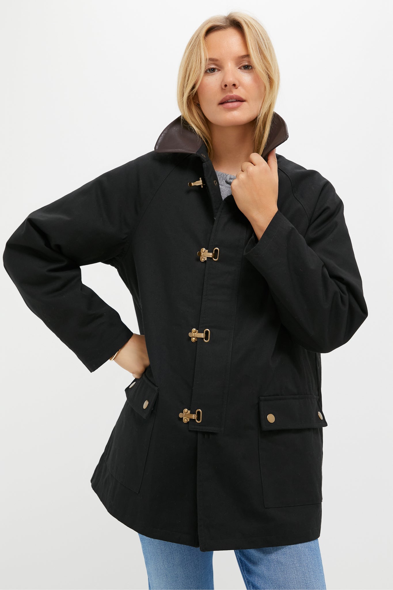 Black Brodie Barn Jacket