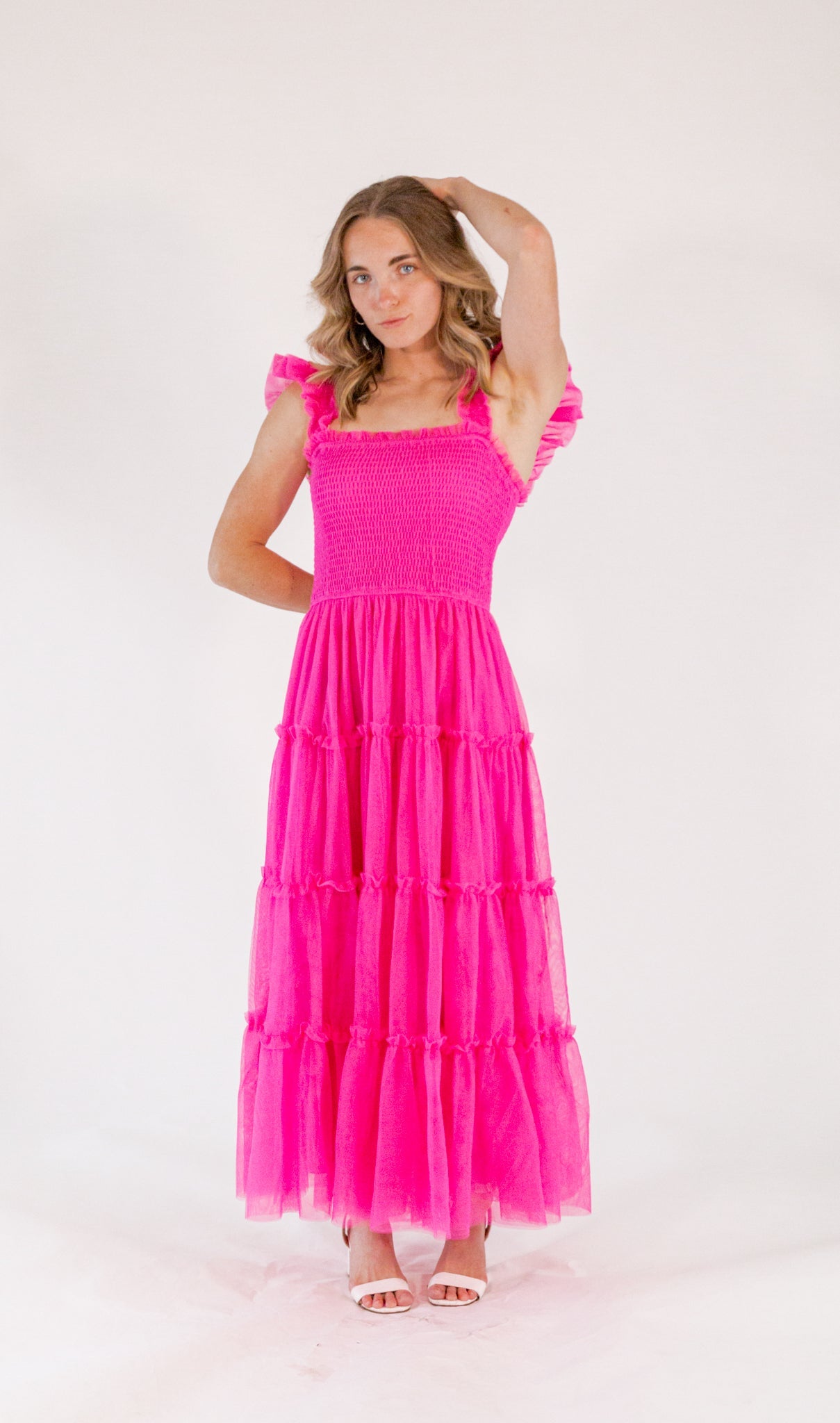 Carmie Tulle Maxi・Fuschia