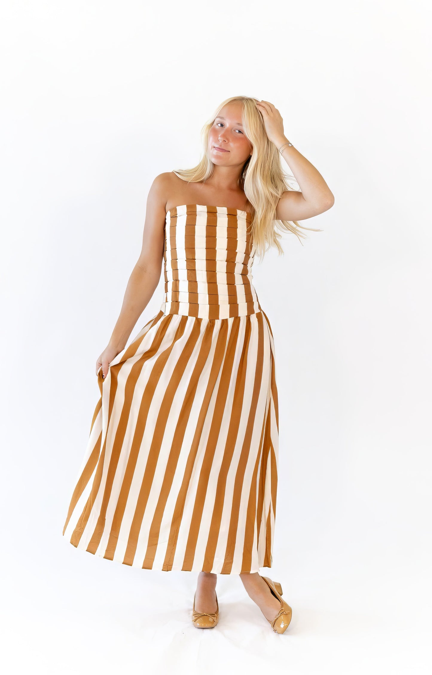Carter Striped Maxi Dress