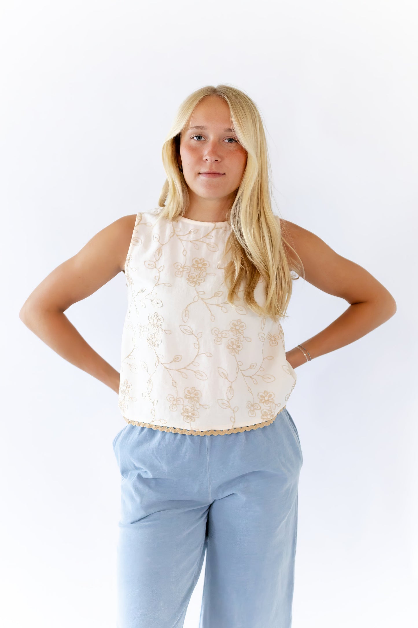 Hinkley Embroidered Top
