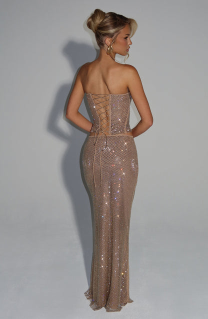 Hali Maxi Skirt - Gold