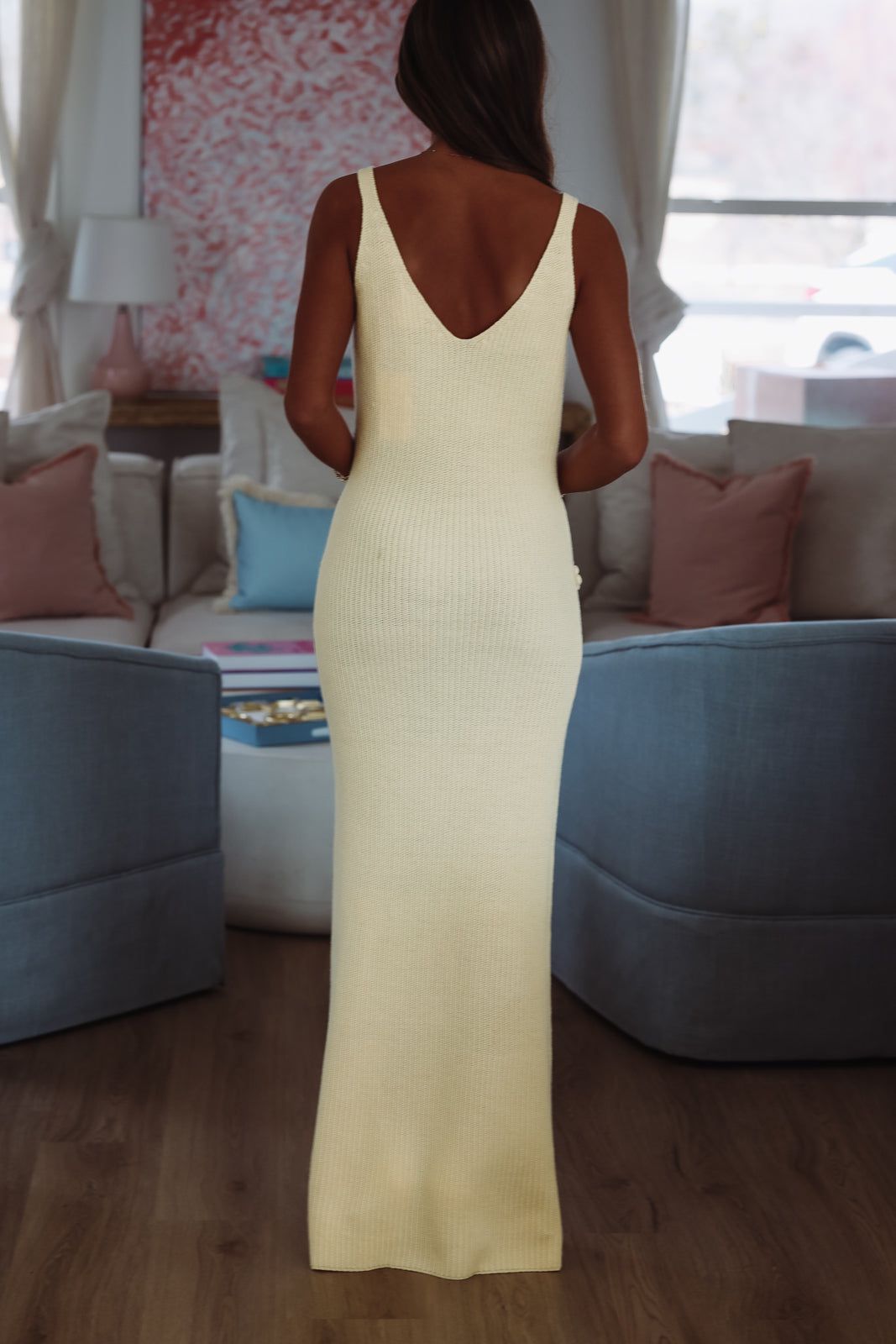 Burst Your Bubble Maxi Dress By Line and Dot  - Yellow