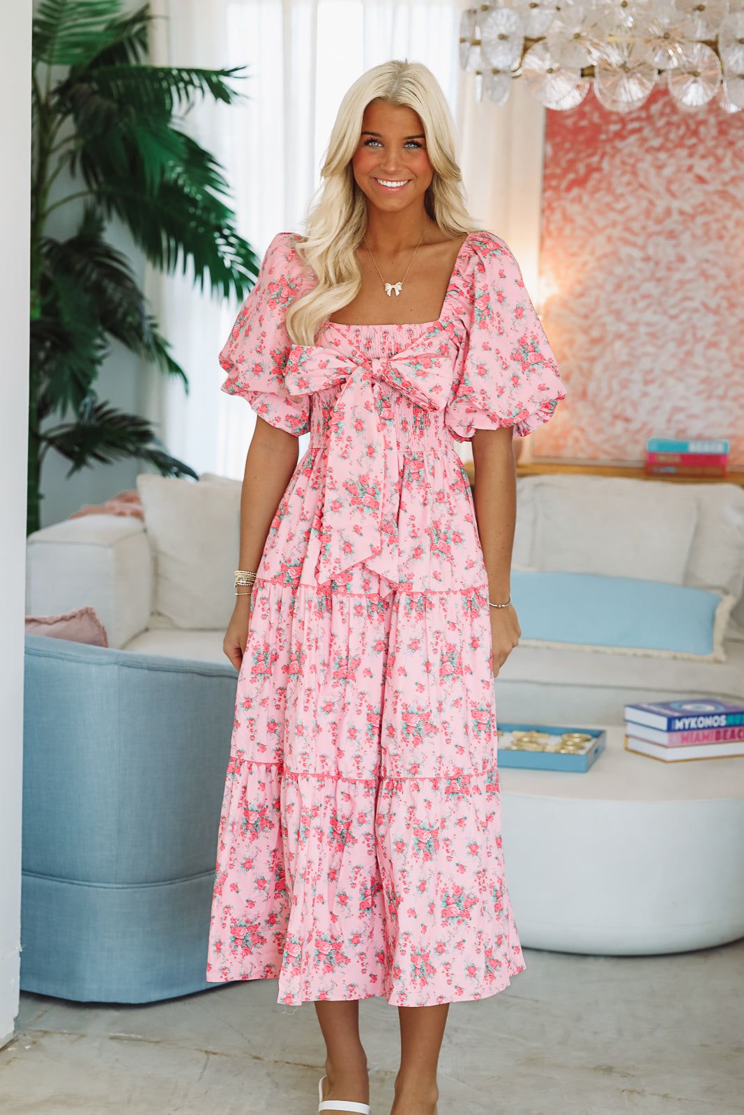 Magnolia Lane Maxi Dress - Pink