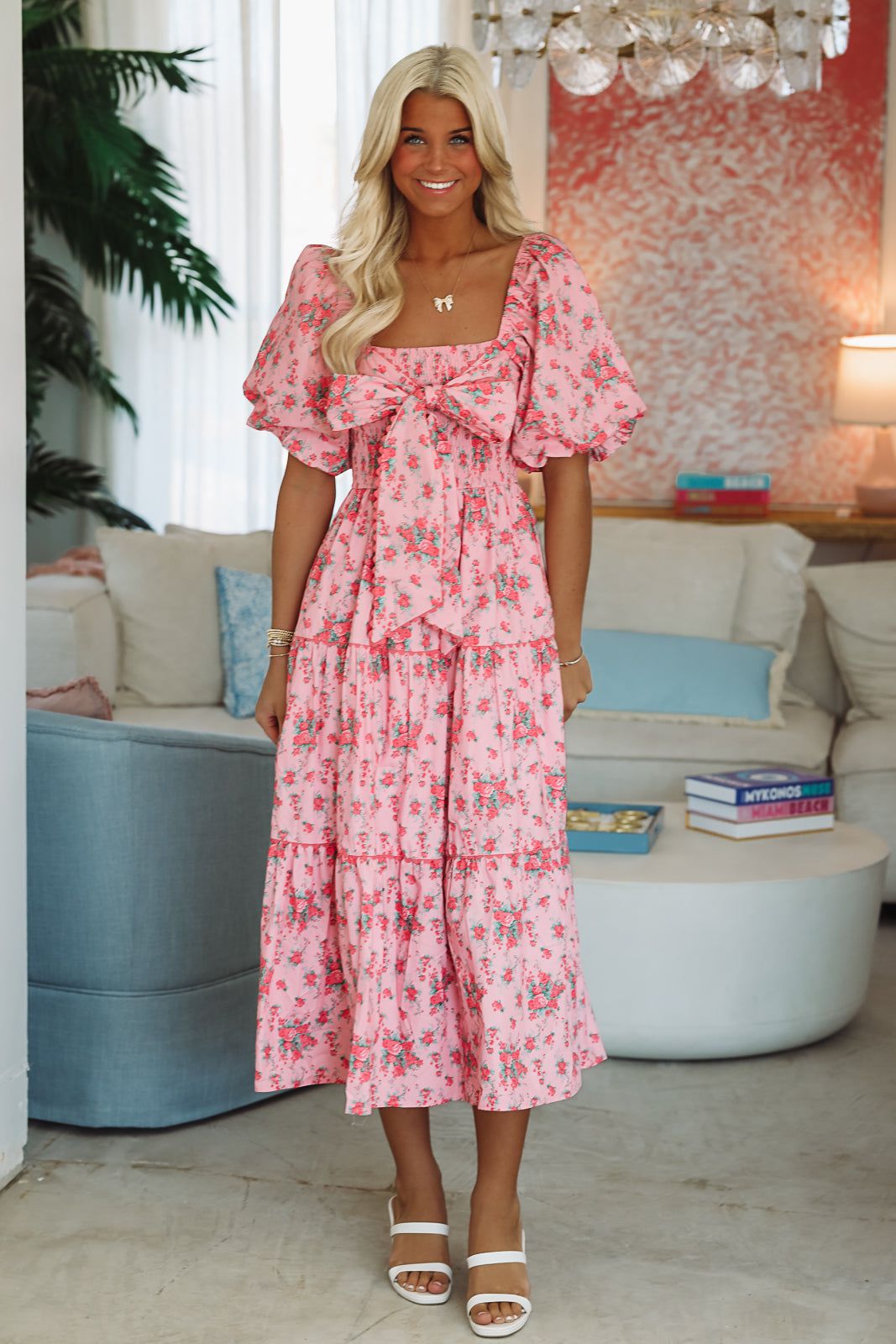 Magnolia Lane Maxi Dress - Pink