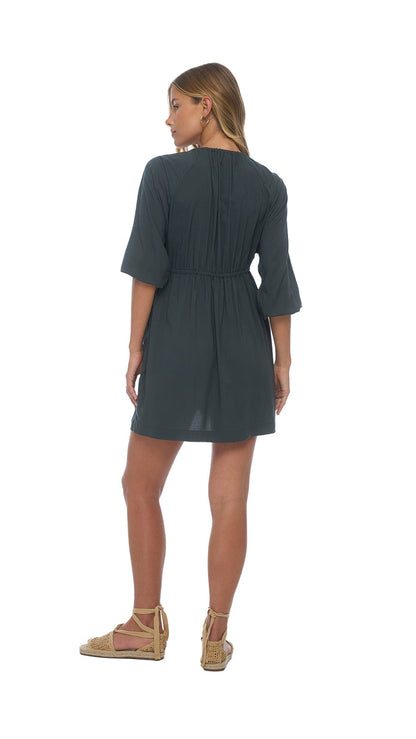 Mare Puglia Mini Dress - Solid Graphite