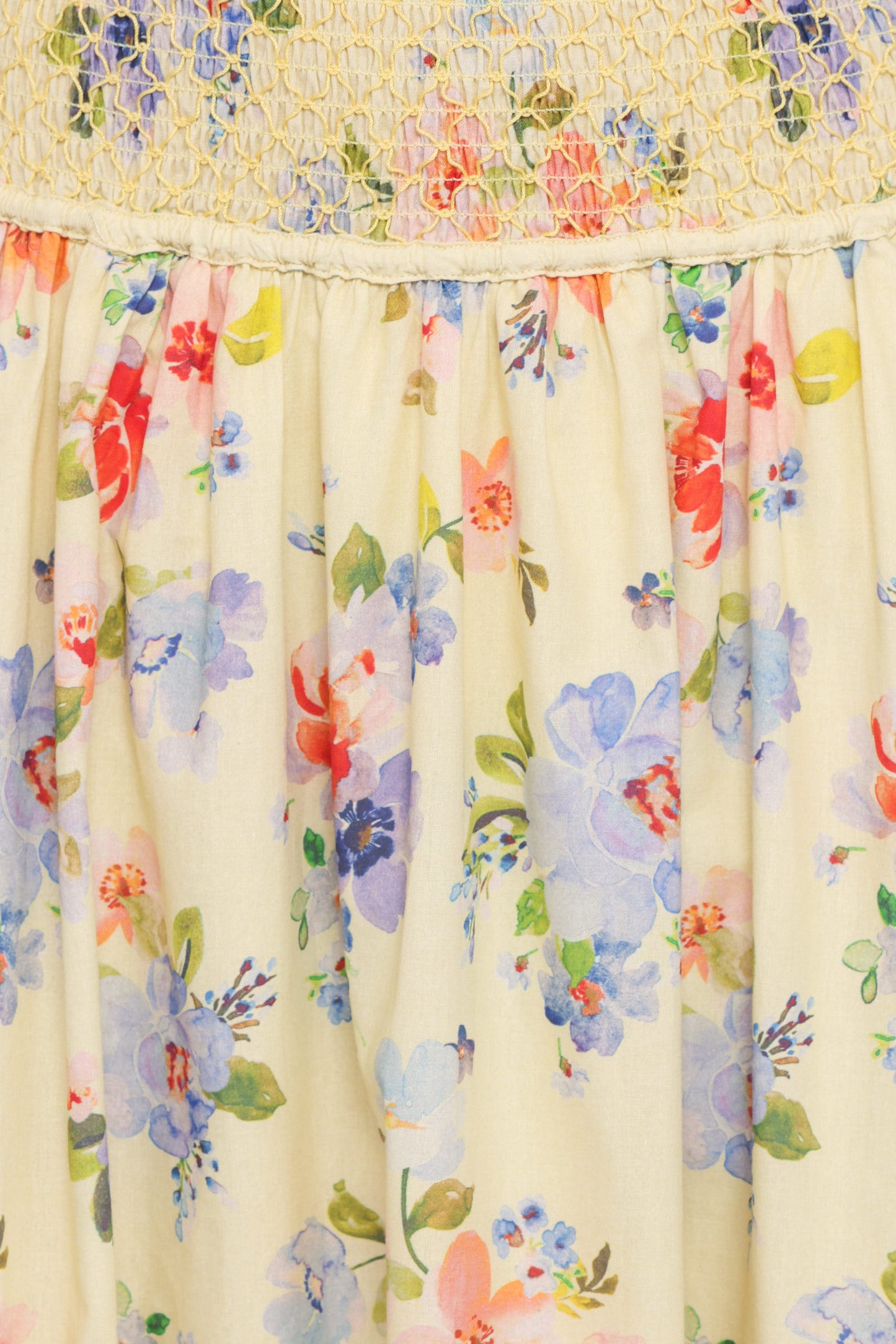 Saskia Maxi Skirt - Lemon Floral