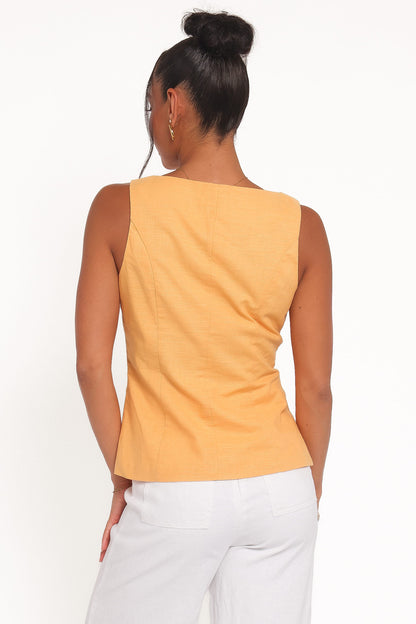Kalyssa Asymmetrical Vest - Mango