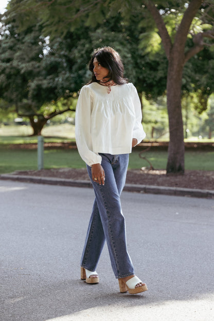 Melba Blouse - White