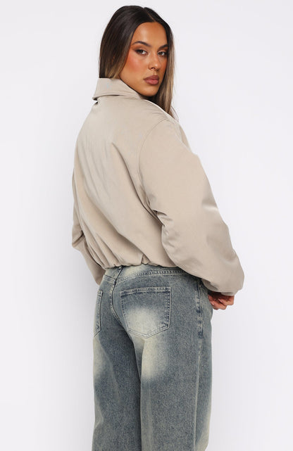 Back To Friends Jacket Sand