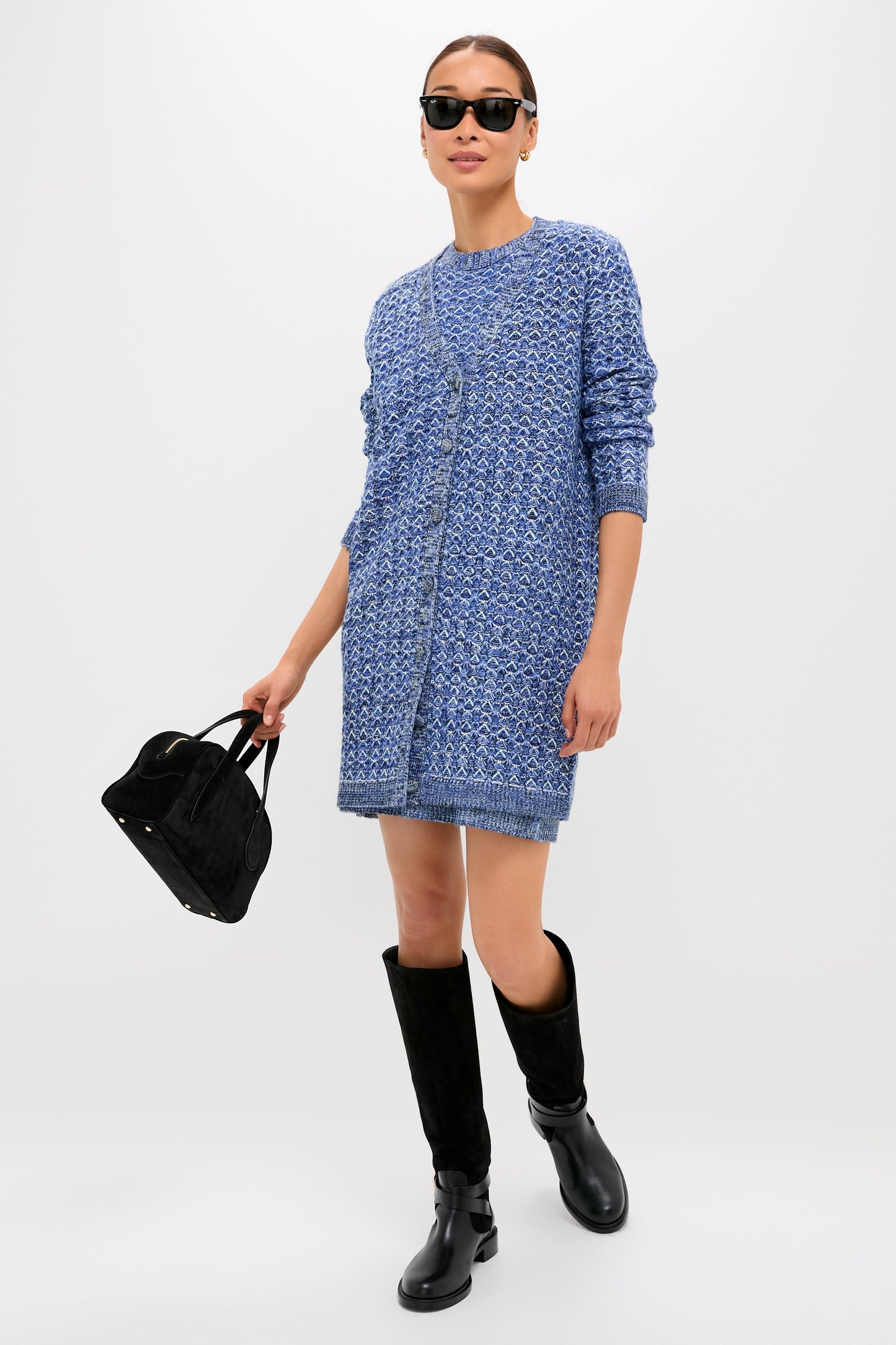 Blue Knit Liv Cardigan